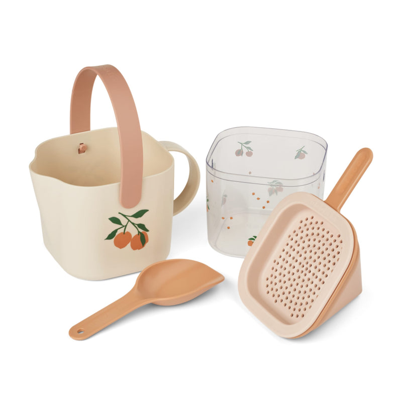 Sandspiel-Set "Roald Peach / Sea shell"