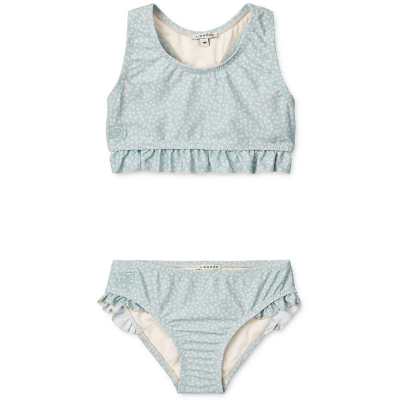 Bikini "Cherry blossom / Ice blue"