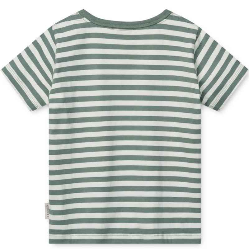 Kinder-T-Shirt "Apia Circus / Stripe peppermint / Creme de la creme"