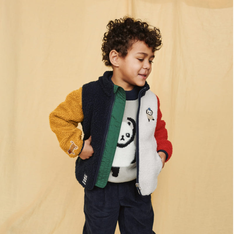 Plüschjacke “Nolan Around the world multi mix"