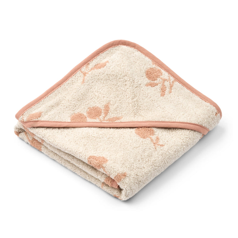 Babyhandtuch mit Kapuze “Alba Peach / Sea shell"