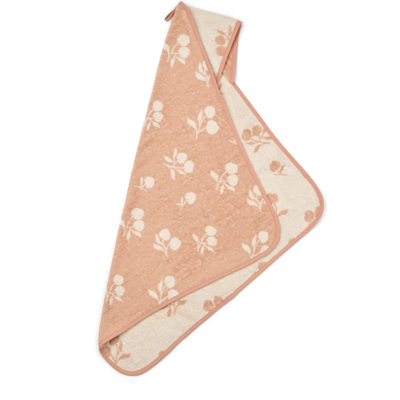 Babyhandtuch mit Kapuze “Alba Peach / Sea shell"