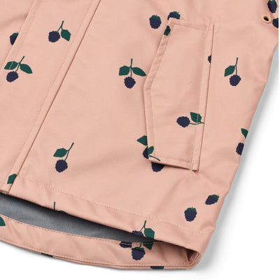 Kinder-Regenbekleidungsset "Pedia Berry / Pale Tuscany"