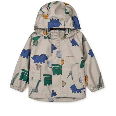 Kinder-Regenbekleidungsset "Manu Dinosaurs / Mist"