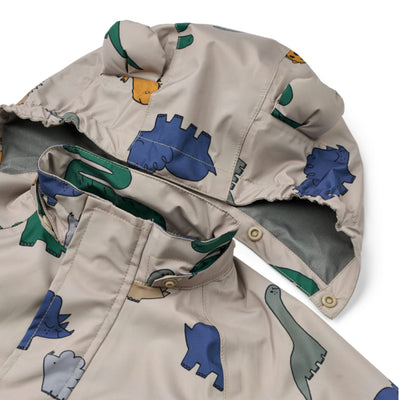 Kinder-Regenbekleidungsset "Manu Dinosaurs / Mist"