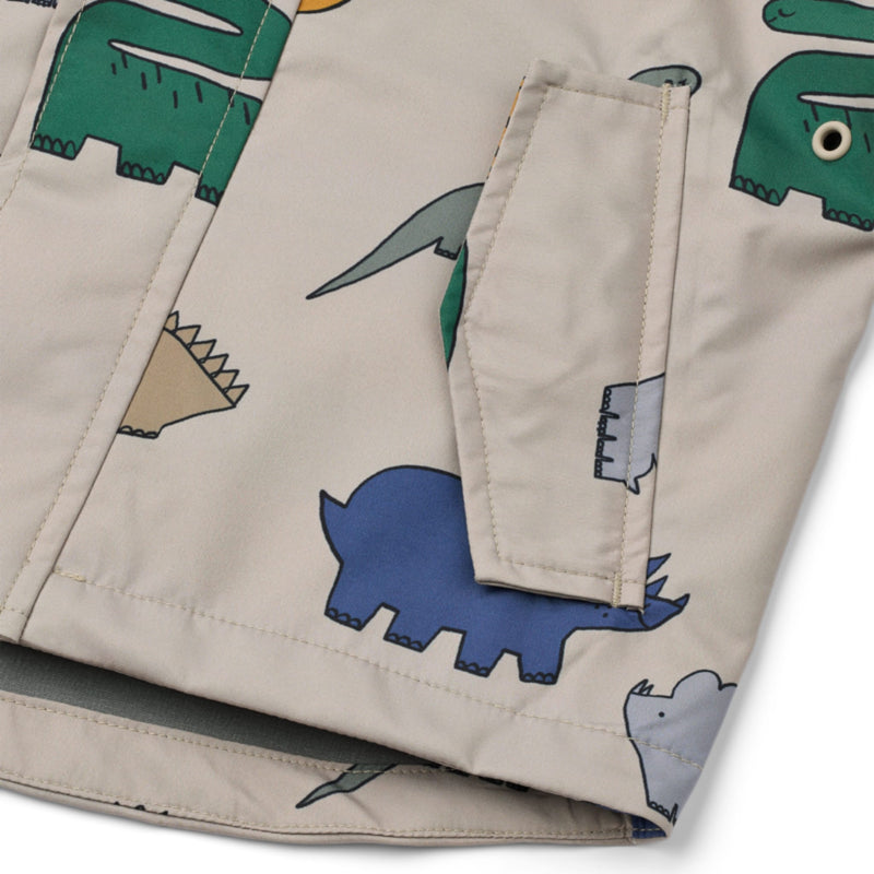 Kinder-Regenbekleidungsset "Manu Dinosaurs / Mist"