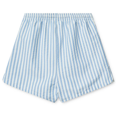 Badeshorts "Aiden Y/D stripe Riverside / Creme de la creme"