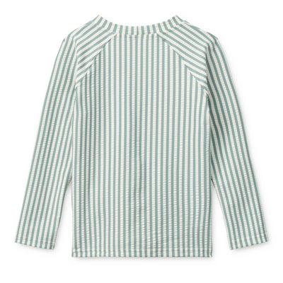 Langärmeliges UV-Badeshirt "Noah Peppermint / Sandy"