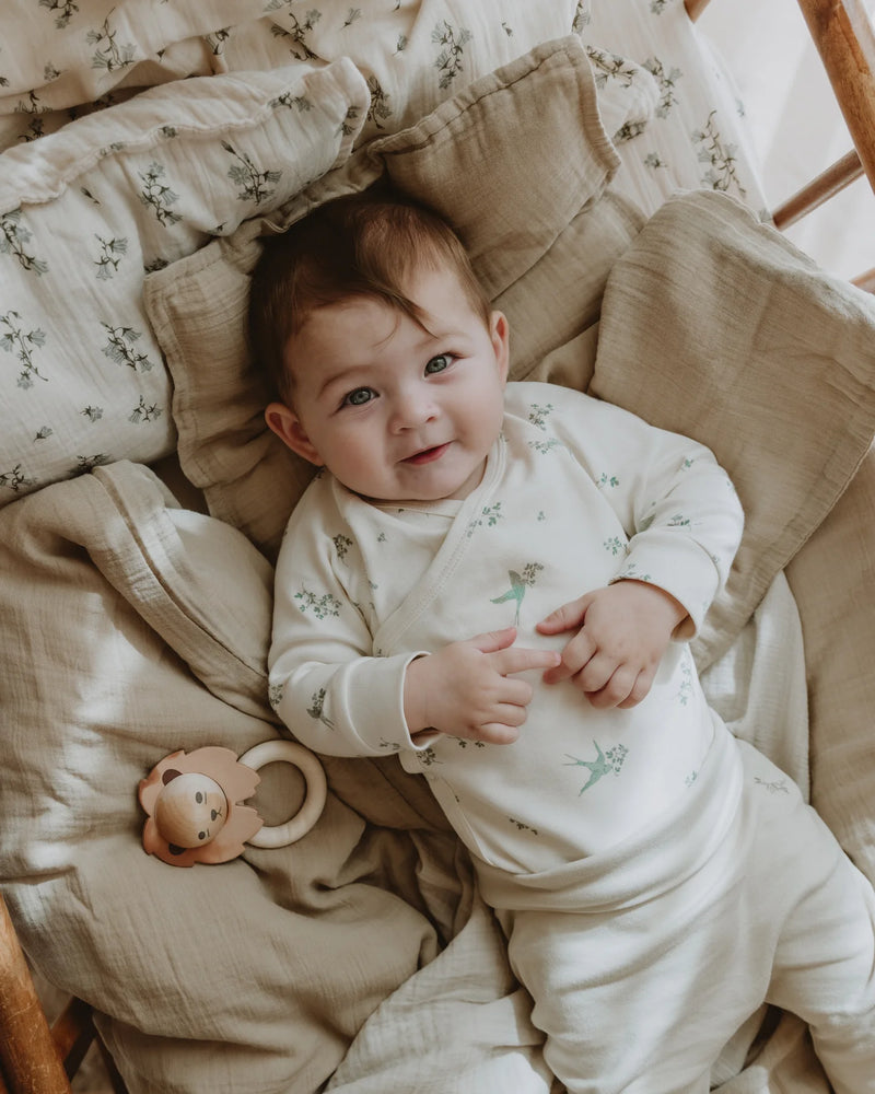 Kinderbettwäsche "Olive" 140 x 100 cm