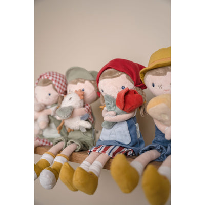 Kuschelpuppe "Holländische Rosa" 35cm