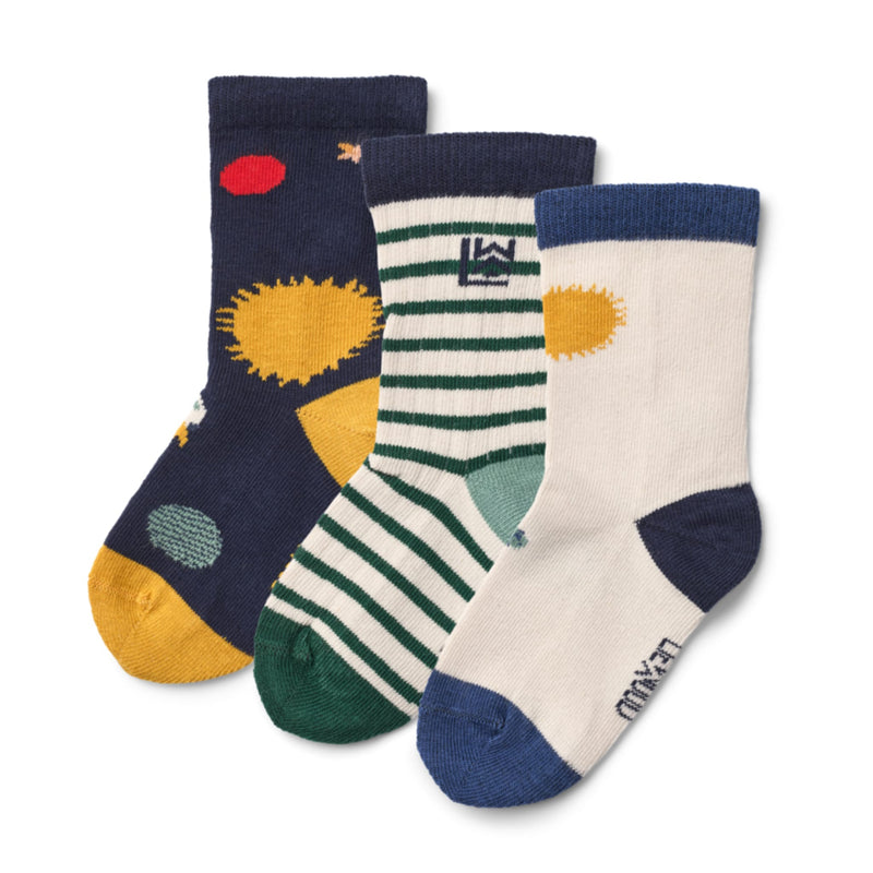 Kinder-Socken “Silas Universe / Classic navy" 3er Pack