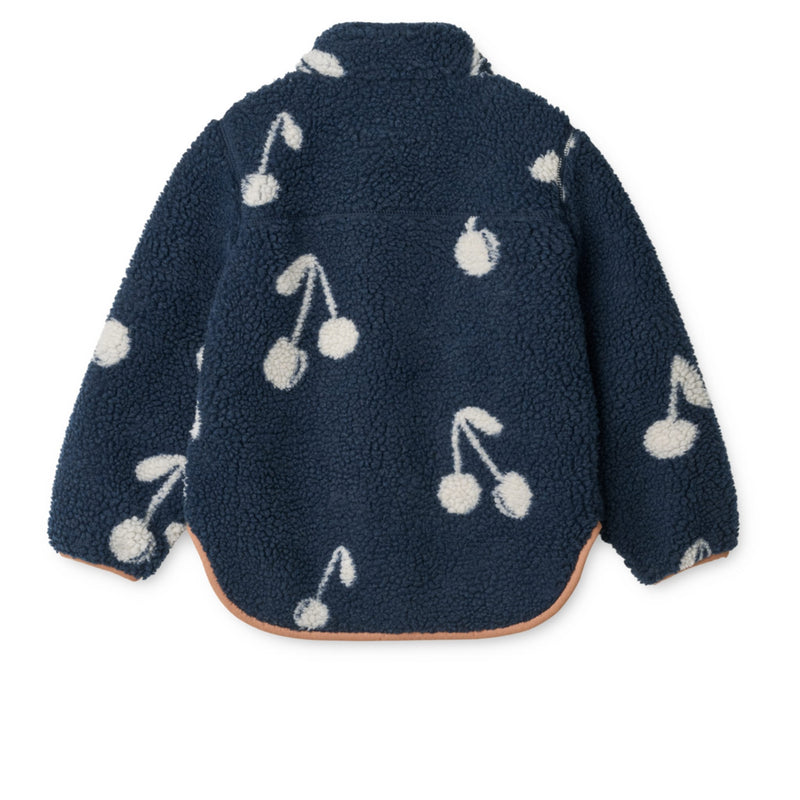 Plüschjacke “Noam Cherry blossom / Classic navy"