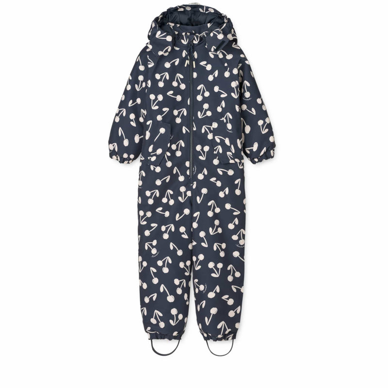 Schneeanzug "Maddy Cherry blossom / Classic navy"