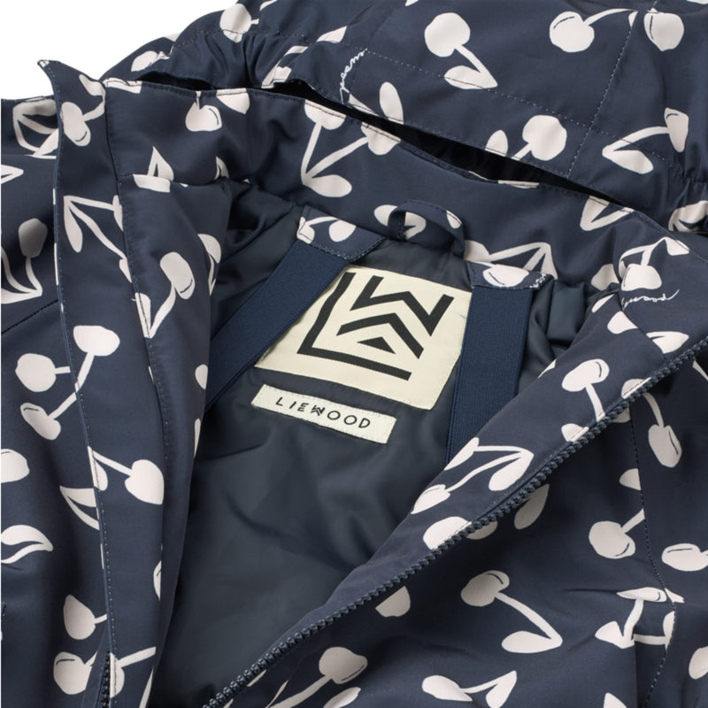 Schneeanzug "Maddy Cherry blossom / Classic navy"