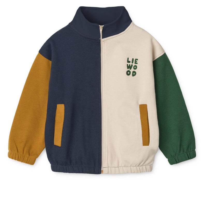 Sweatshirt mit Reißverschluss "Cassius Classic navy multi mix"