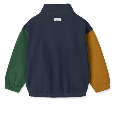 Sweatshirt mit Reißverschluss "Cassius Classic navy multi mix"