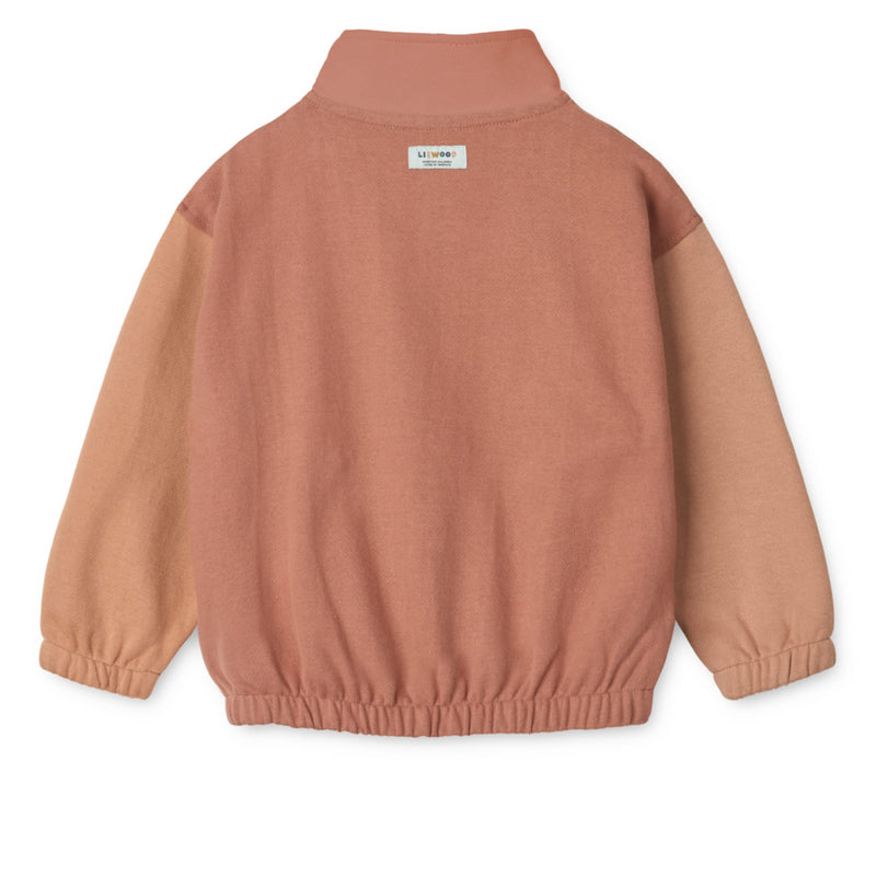 Sweatshirt mit Reißverschluss "Cassius Tuscany rose multi mix"