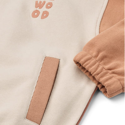 Sweatshirt mit Reißverschluss "Cassius Tuscany rose multi mix"
