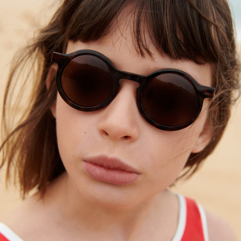 Kinder-Sonnenbrille "Darla Dark Tortoise / Shiny" 4-10 Jahre
