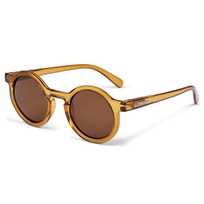 Kinder-Sonnenbrille "Darla Mustard transparent" 4-10 Jahre