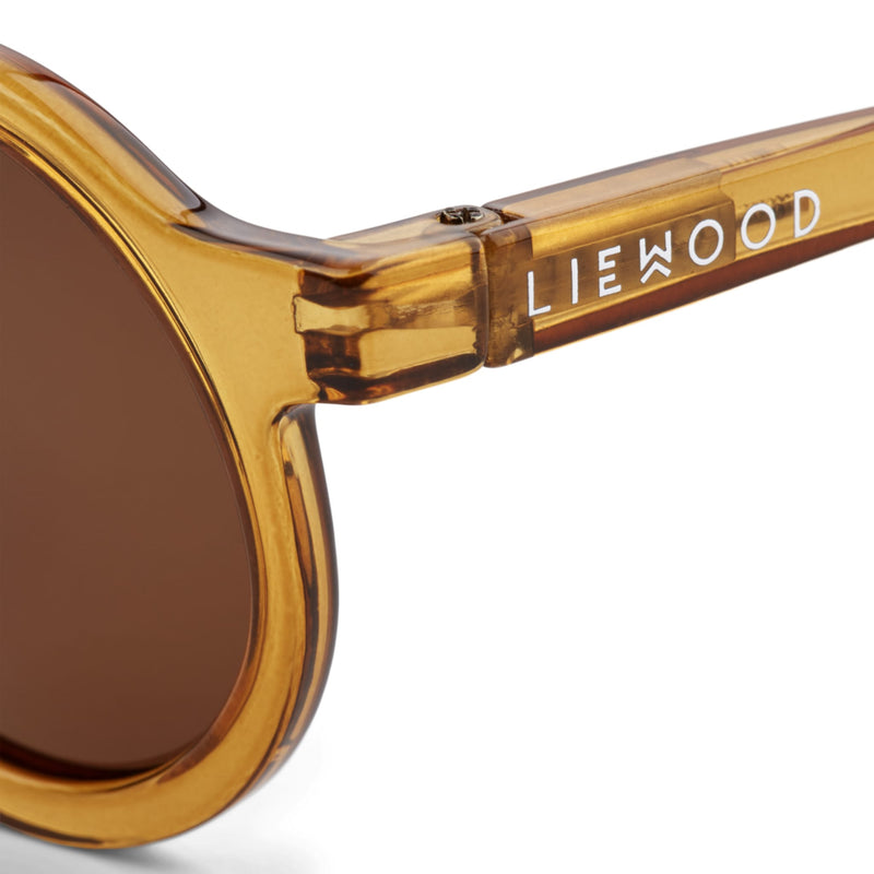 Kinder-Sonnenbrille "Darla Mustard transparent" 4-10 Jahre
