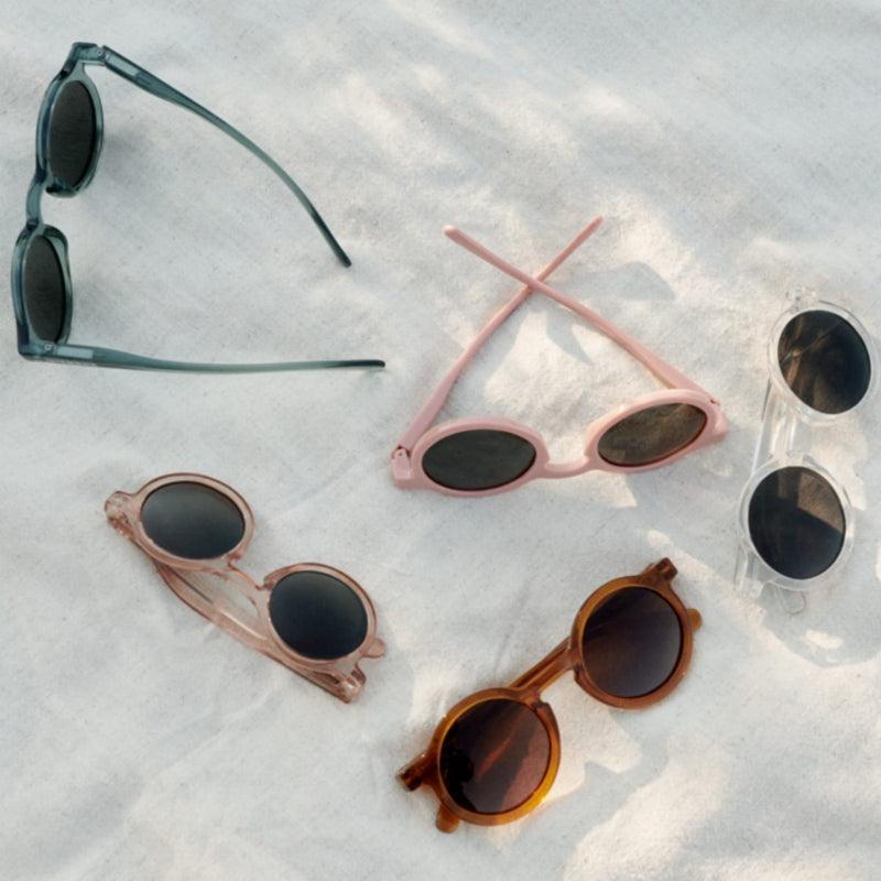 Kinder-Sonnenbrille "Darla Mustard transparent" 4-10 Jahre