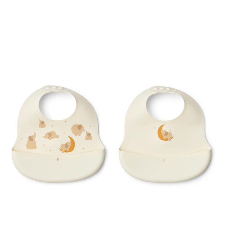 Lätzchen "Ember Elephant / Creme de la creme"