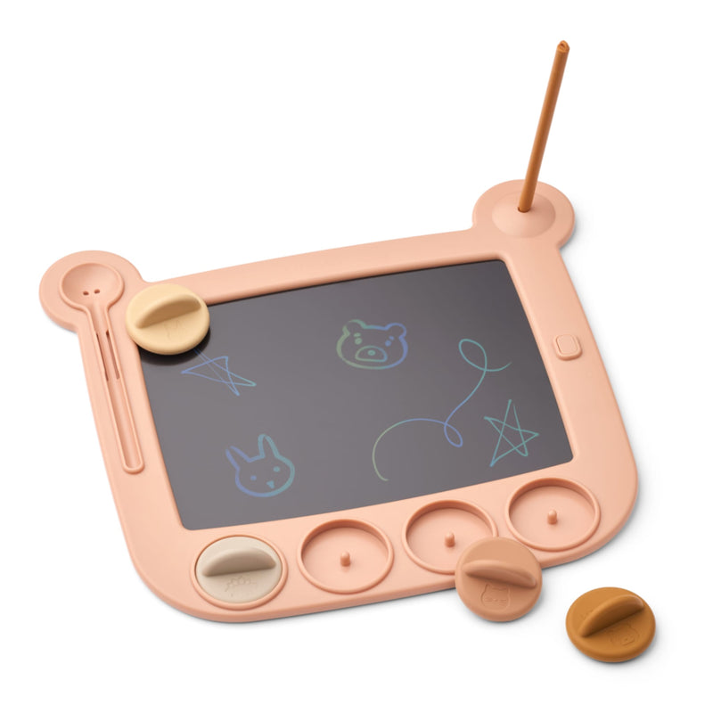 LCD-Zeichenbrett mit Stempeln "Venzora Pale tuscany multi mix"