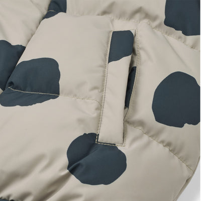 Daunenjacke "Adelina Spot dots / Mist"
