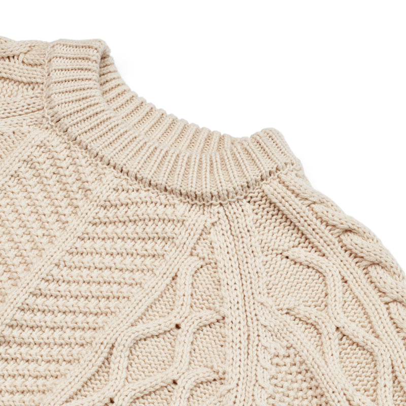 Zopfmuster Pullover "Callio Sandy"