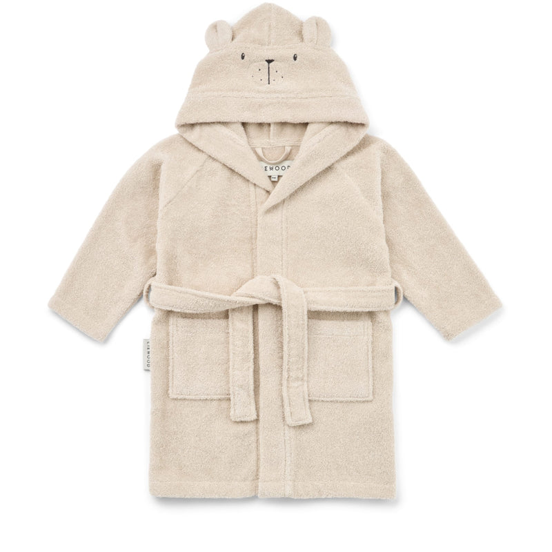 Kinder-Bademantel “Lily Polarbear Sandy"