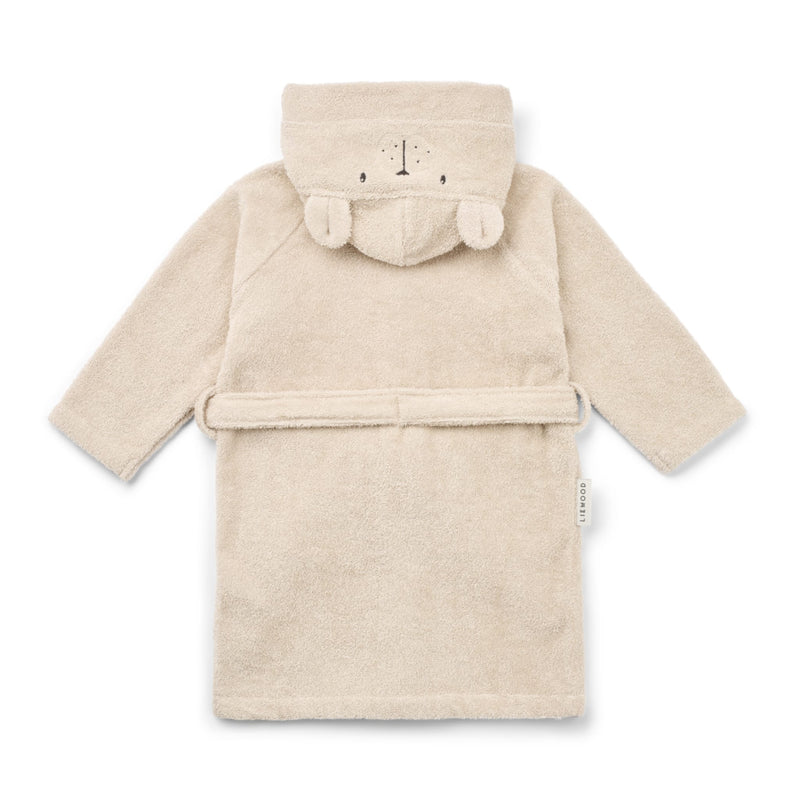 Kinder-Bademantel “Lily Polarbear Sandy"