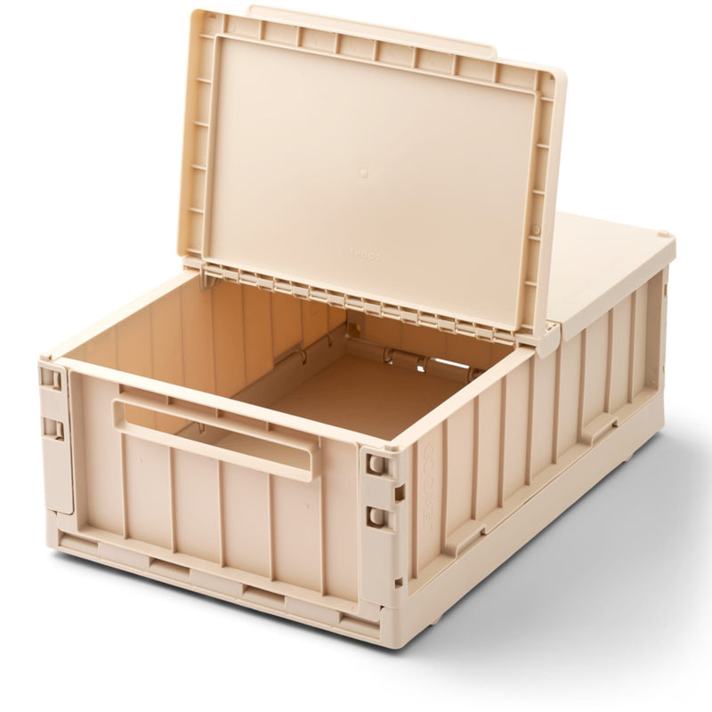 Bettroll-Aufbewahrungsbox mit Deckel "Weston Sandy"