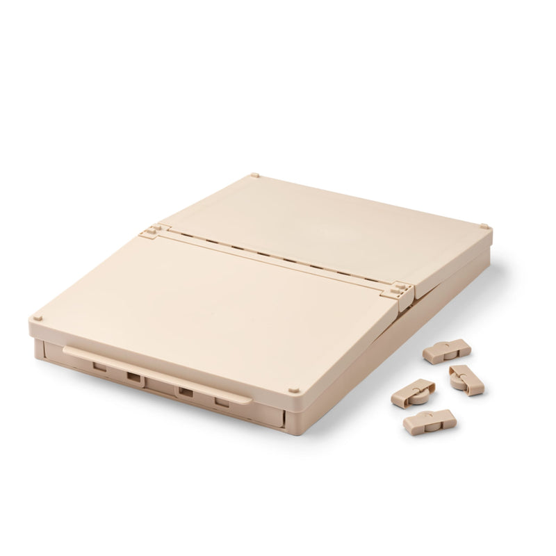 Bettroll-Aufbewahrungsbox mit Deckel "Weston Sandy"
