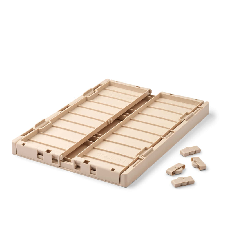 Bettroll-Aufbewahrungsbox mit Deckel "Weston Sandy"