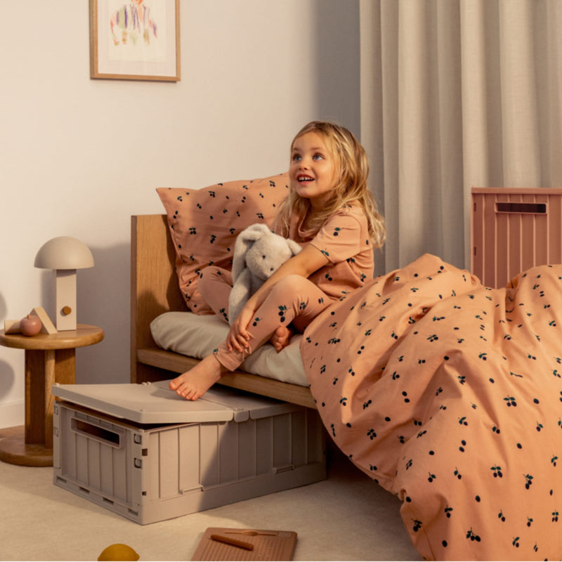 Bettroll-Aufbewahrungsbox mit Deckel "Weston Sandy"