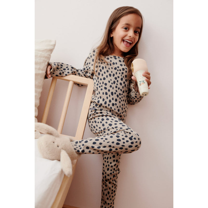 Leggings "Marien Ripp Leo spots / Mist"
