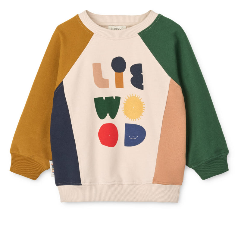 Sweatshirt "Aude Liewood characters / Golden caramel multi mix"