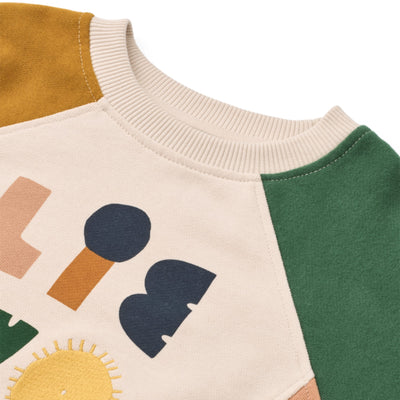 Sweatshirt "Aude Liewood characters / Golden caramel multi mix"
