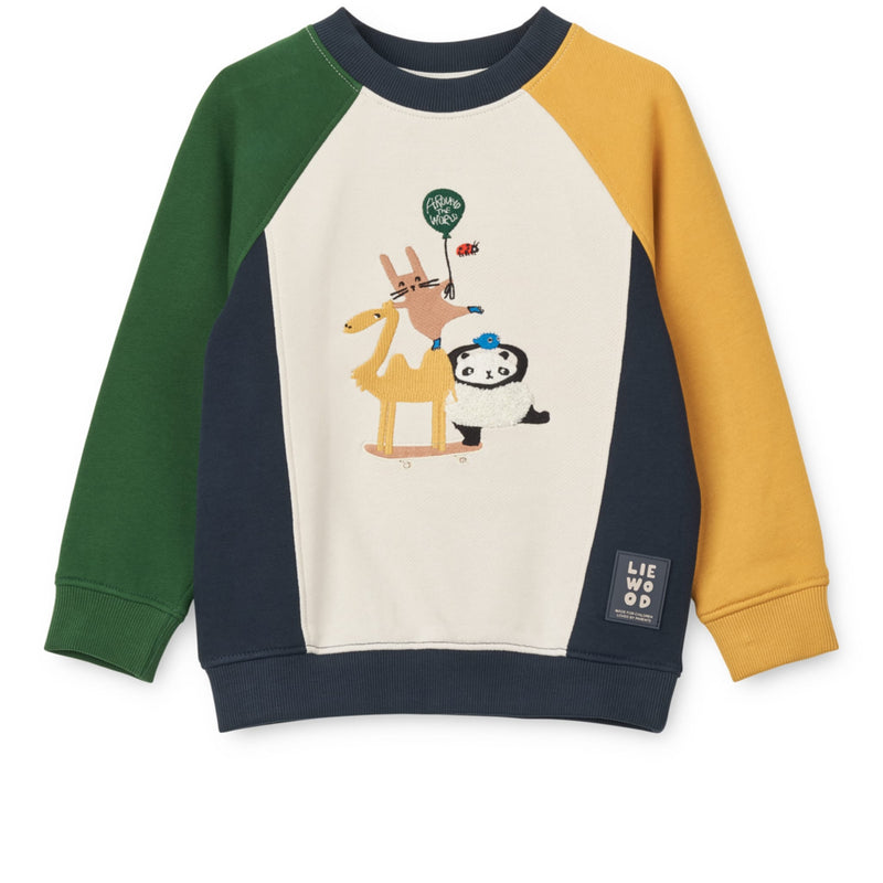 Sweatshirt "Aude Friends / Sandy / Classic navy multi mix"