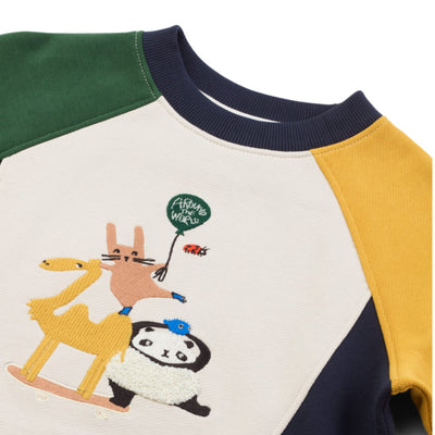 Sweatshirt "Aude Friends / Sandy / Classic navy multi mix"