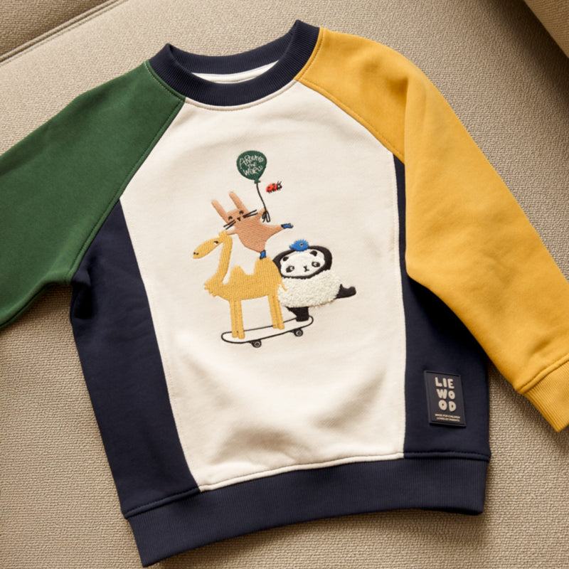 Sweatshirt "Aude Friends / Sandy / Classic navy multi mix"