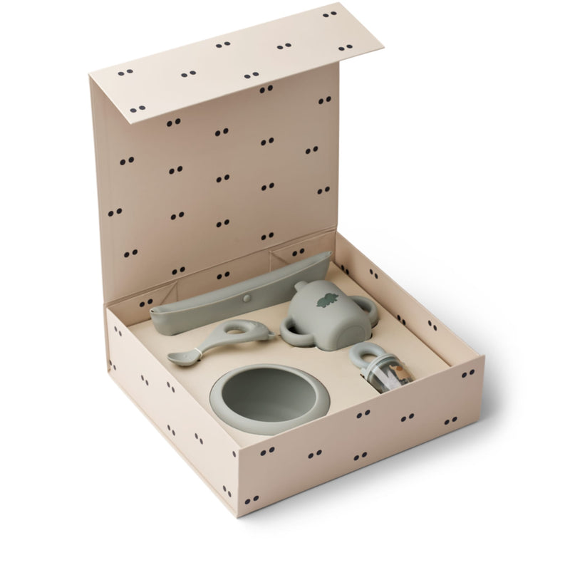 Baby Mealtime Set "Mileah Dove blue" 5er Pack