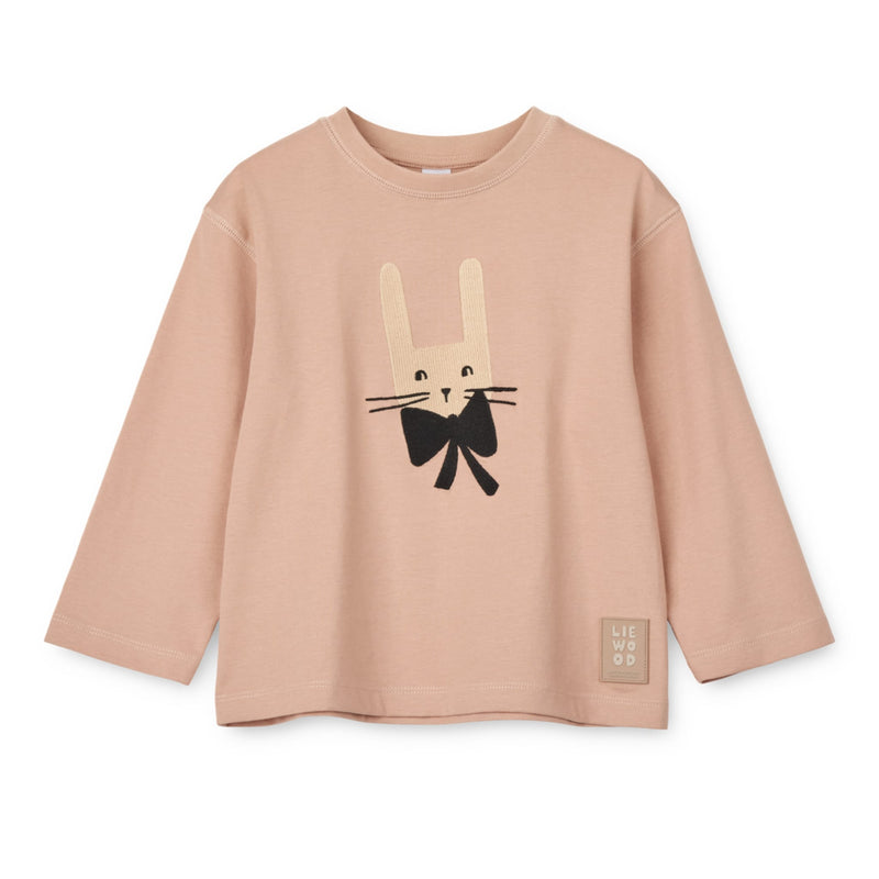 Langarm T-Shirt "Apia Rabbit / Pale tuscany"