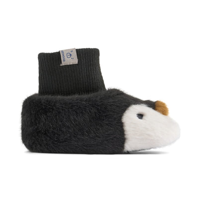 Hausschuhe für Kinder "Pinguin Sandy / Dark grey"