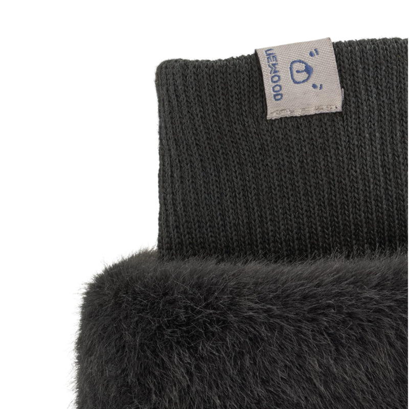Hausschuhe für Kinder "Pinguin Sandy / Dark grey"