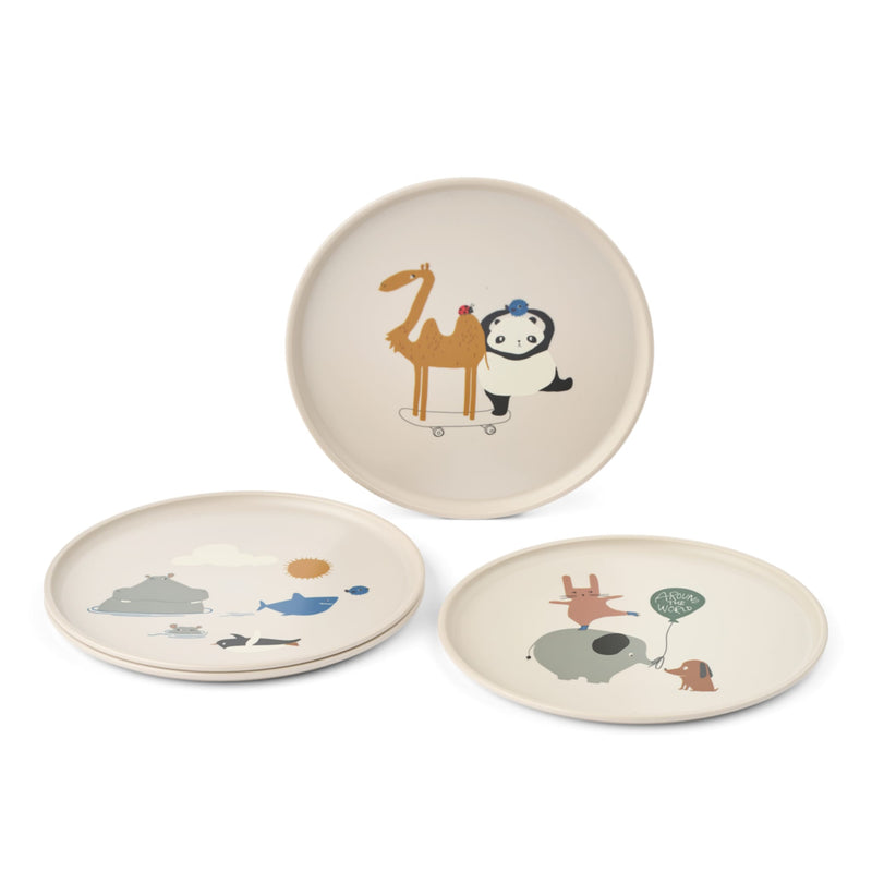 Kinderteller "Remco Around the world / Sandy" 4er-Pack