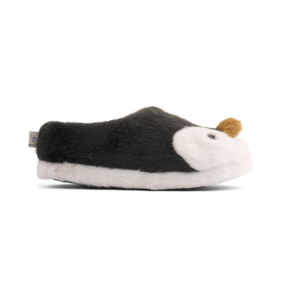 Hausschuhe für Kinder "Aviaja Penguin Sandy / Dark grey"
