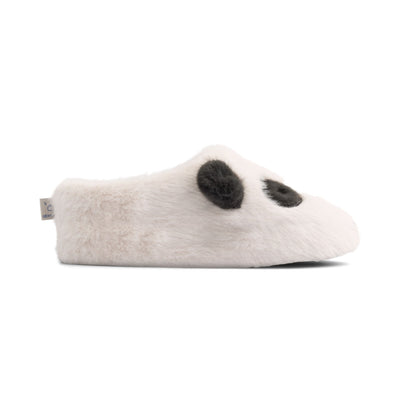 Hausschuhe für Kinder "Aviaja Panda Sandy / Dark grey"