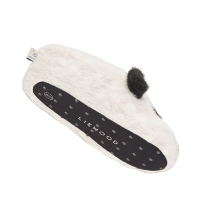Hausschuhe für Kinder "Aviaja Panda Sandy / Dark grey"